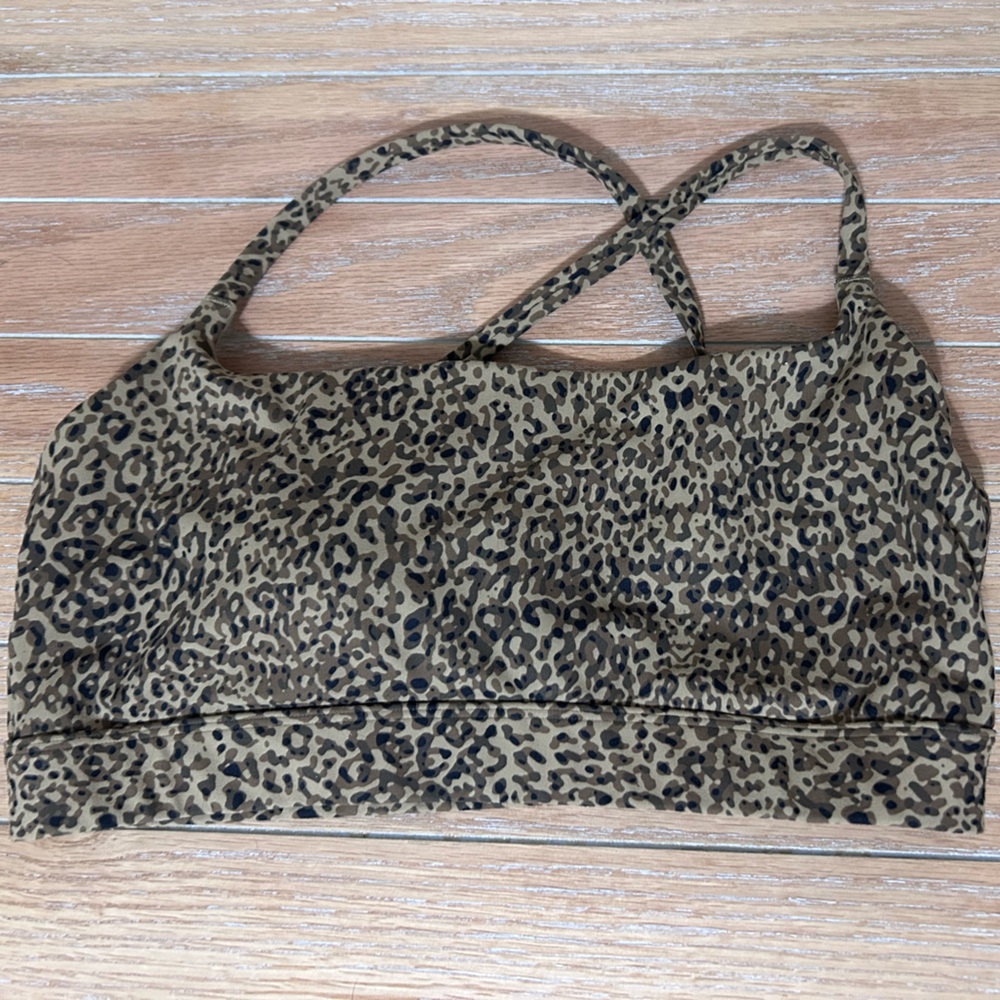 Fabletics Leopard Print Bra